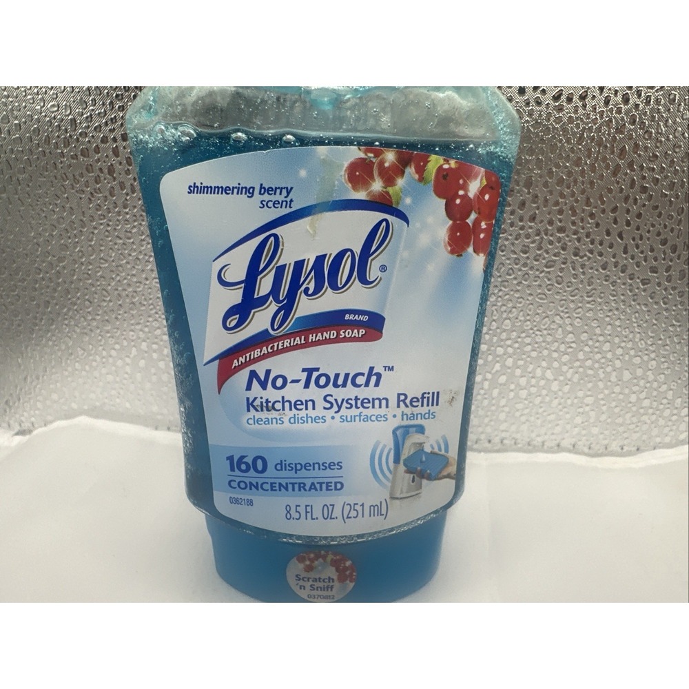 Lysol No Touch Hand Soap Refill Retired Shimmering Berry‎ Scent SEALED
